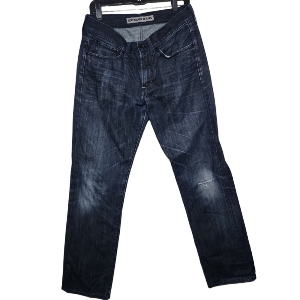EXPRESS KINGSTON JEANS straight leg size 31x32